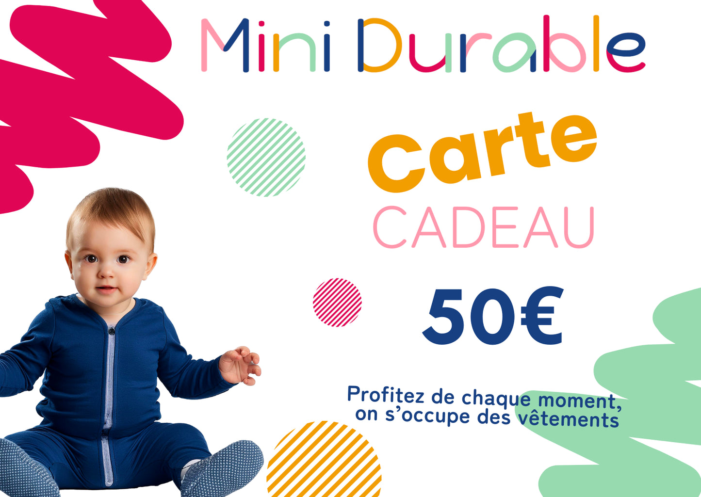 Carte Cadeau Mini Durable